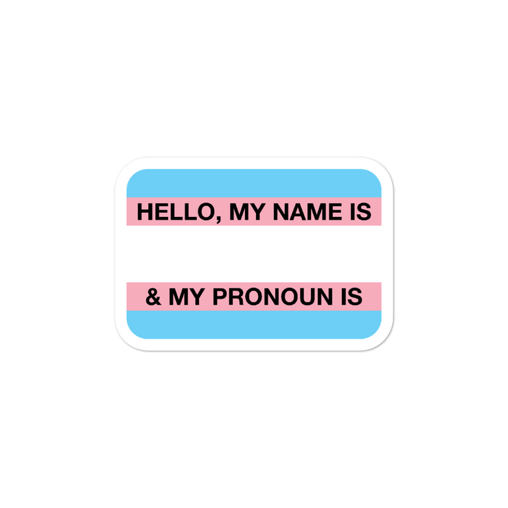 Hello, I'm Trans Sticker