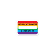 Hello, I'm Gay Sticker
