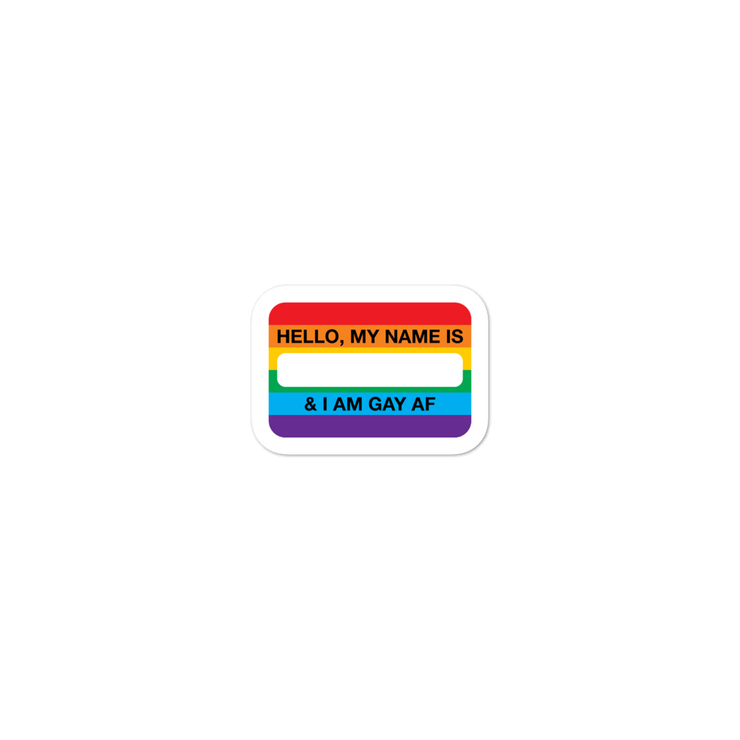 Hello, I'm Gay Sticker